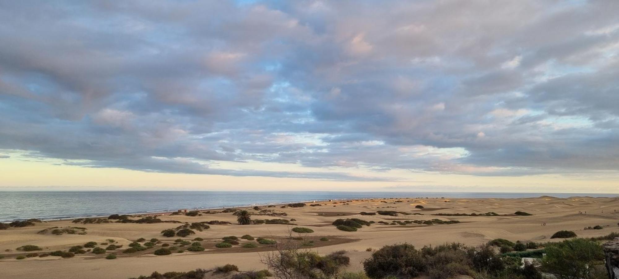 Apartment With Sea View Close To Dunes Of Playa Del Ingles San Bartolomé Dış mekan fotoğraf